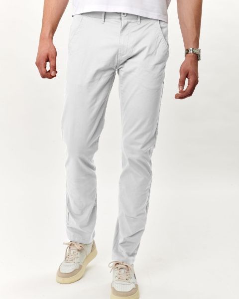 Image de Pantalon coton - élasthane 50 BLANC