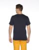 Image de T shirt coton bio-wash col rond XL MARINE
