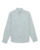 Image de Chemise lin manches longues rayée 3 XL KAKI