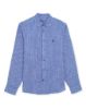 Image de Chemise lin manches longues rayée L MARINE