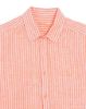 Image de Chemise lin manches longues rayée 3 XL ORANGE