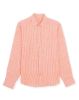 Image de Chemise lin manches longues rayée 3 XL ORANGE