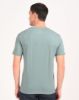 Image de T shirt coton bio-wash col V XL LAGON
