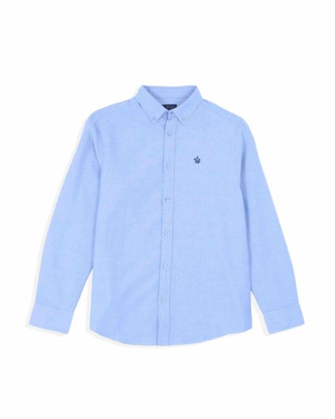 Image de Chemise regular fit Oxford unie 3 XL CIEL