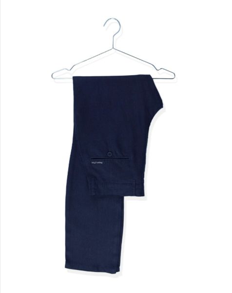 Image de Pantalon chino lin 46 MARINE
