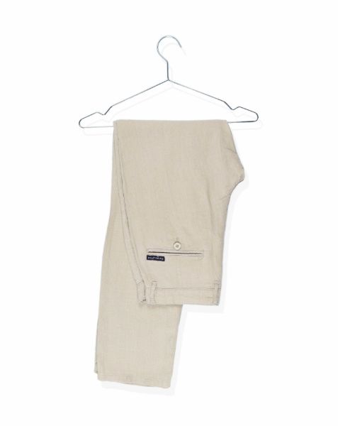 Image de Pantalon chino lin 42 BEIGE