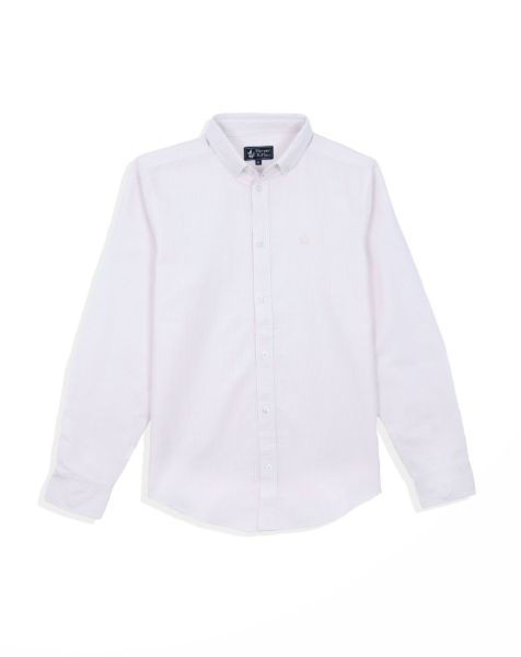 Image de Chemise regular fit Oxford fines rayures M ROSE