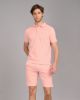 Image de Polo velours éponge uni 4 XL VIEUX ROSE