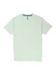Image de T shirt coton bio-wash col V S CELADON