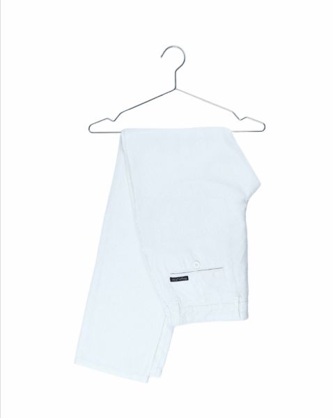 Image de Pantalon chino lin 50 BLANC