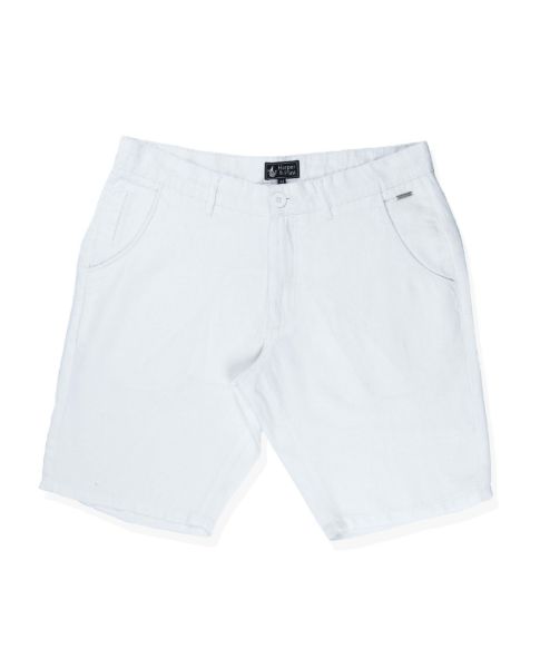 Image de Bermuda lin classic 46 BLANC